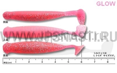 Силиконовые приманки Ecogear Grass Minnow M 2.5", 158