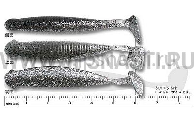 Силиконовые приманки Ecogear Grass Minnow M 2.5", 159