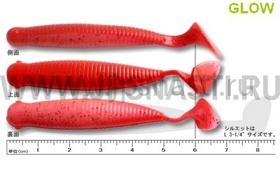 Силиконовые приманки Ecogear Grass Minnow M 2.5", 162