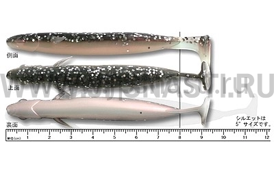 Силиконовая приманка Ecogear Power Shad 4", 115