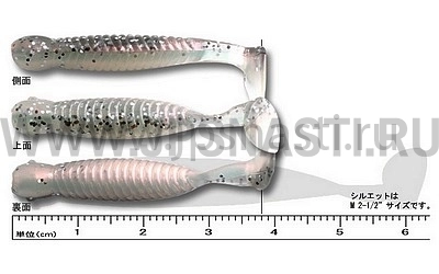 Силиконовые приманки Ecogear Grass Minnow S 1.75", 115