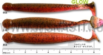 Силиконовые приманки Ecogear Grass Minnow L 3.25", 161