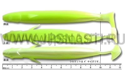 Силиконовая приманка Ecogear Power Shad 5", 160