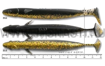 Силиконовая приманка Ecogear Power Shad 5", 171