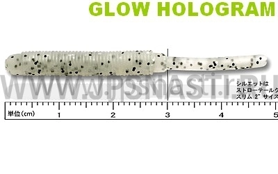 Силиконовая приманка Ecogear Straw Tail Grub 2", 024