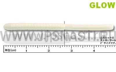 Силиконовая приманка Ecogear Straw Tail Grub Slim 2", 010