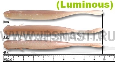 Силиконовая приманка Ecogear Minnow M 4", 266