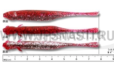 Силиконовая приманка Ecogear Minnow S 3,5", 111