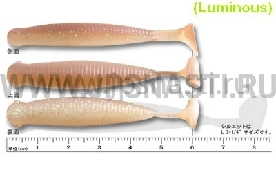 Силиконовые приманки Ecogear Grass Minnow M 2.5", 266