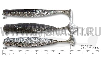 Силиконовые приманки Ecogear Grass Minnow M 2.5", 276