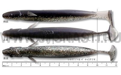 Силиконовая приманка Ecogear Power Shad 5", 276