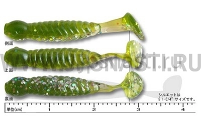 Силиконовые приманки Ecogear Grass Minnow SS 1.125", 293