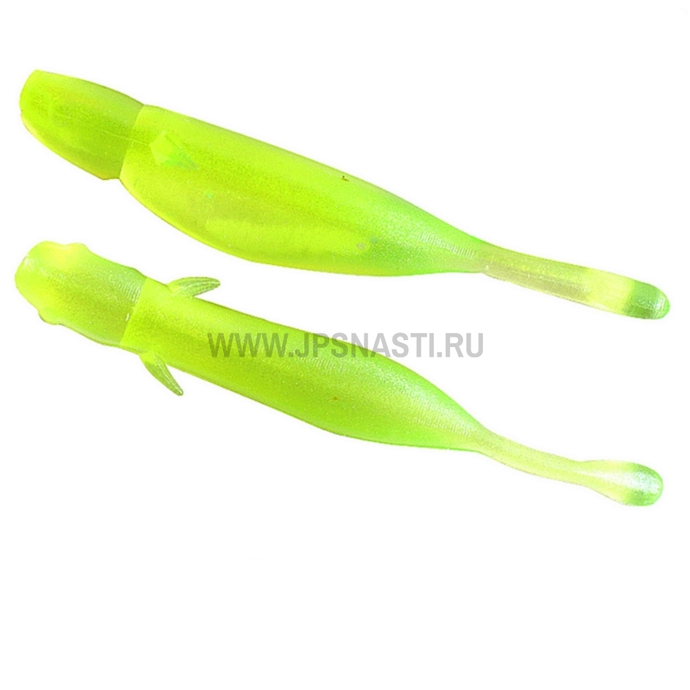 Силиконовые приманки Ecogear Mebaru Shokunin Minnow SS 1.5", 297 Glow