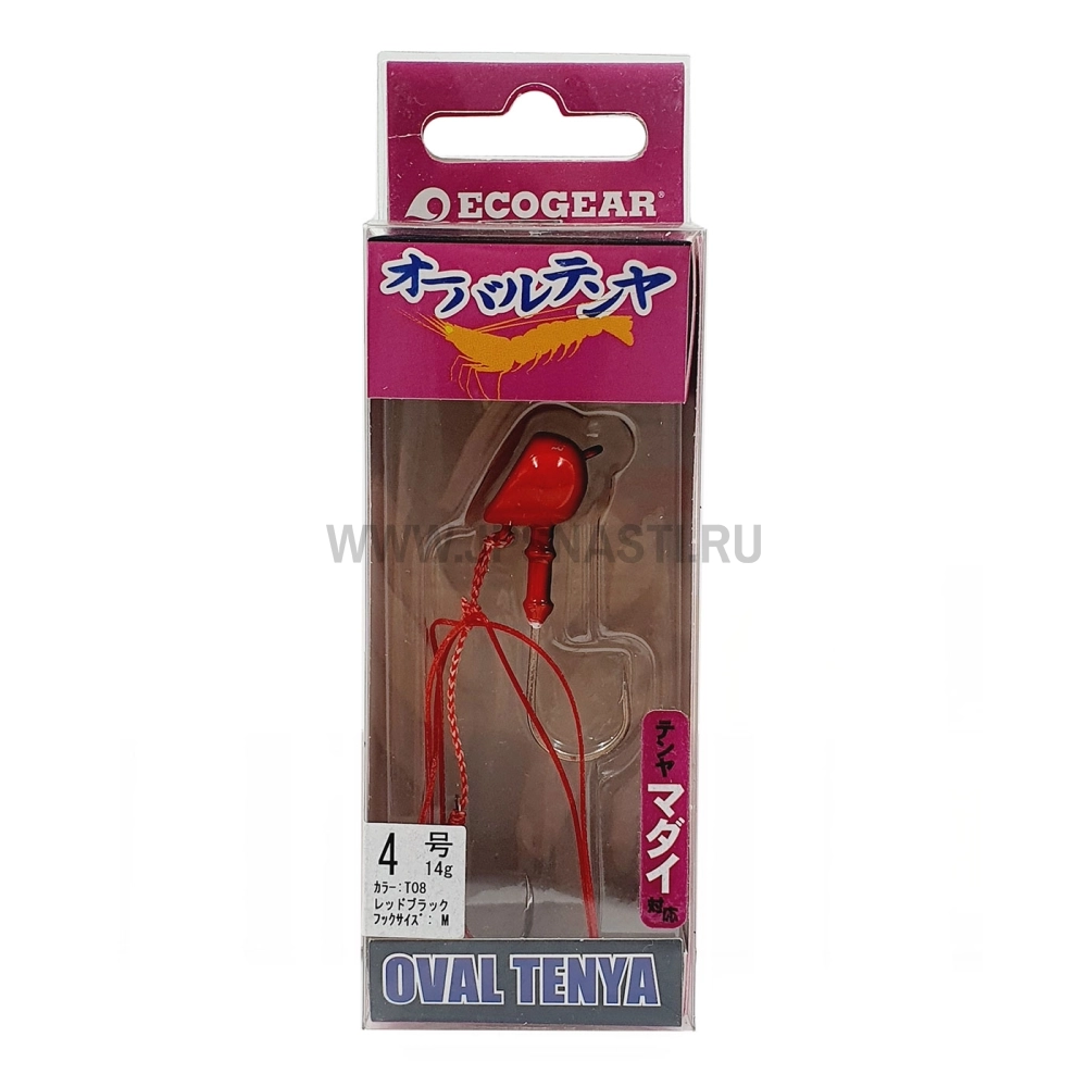 Джиговая приманка Ecogear Oval Tenya, 14 г, T08