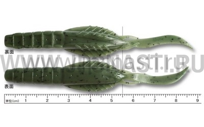 Силиконовая приманка Ecogear EcogearAqua Swim Shrimp 4", A05