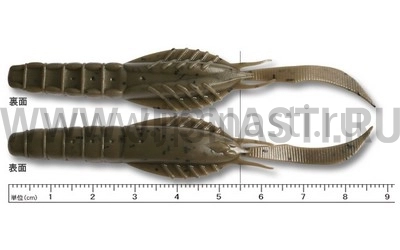 Силиконовая приманка Ecogear EcogearAqua Swim Shrimp 4", A06