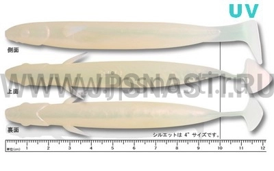 Силиконовая приманка Ecogear Power Shad 5", 324