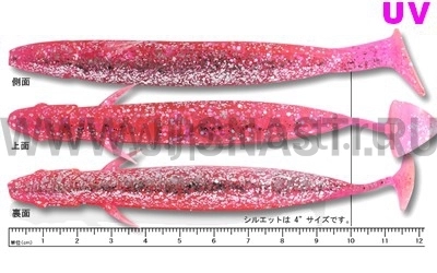 Силиконовая приманка Ecogear Power Shad 5", 326