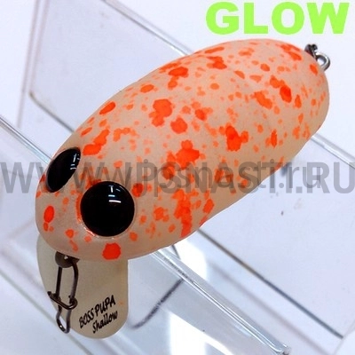 Воблер Nories Crankin' Boss Pupa Shallow, 5.6 гр, 296 Glow