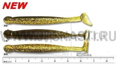 Силиконовые приманки Ecogear Grass Minnow M 2.5", 413