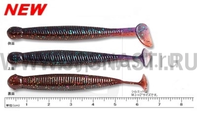 Силиконовые приманки Ecogear Grass Minnow M 2.5", 414