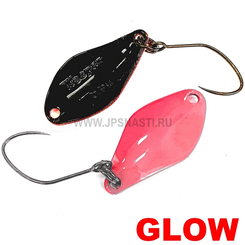 Колеблющаяся блесна Nories Masukurouto Weeper, 1.2 гр, 039 Glow