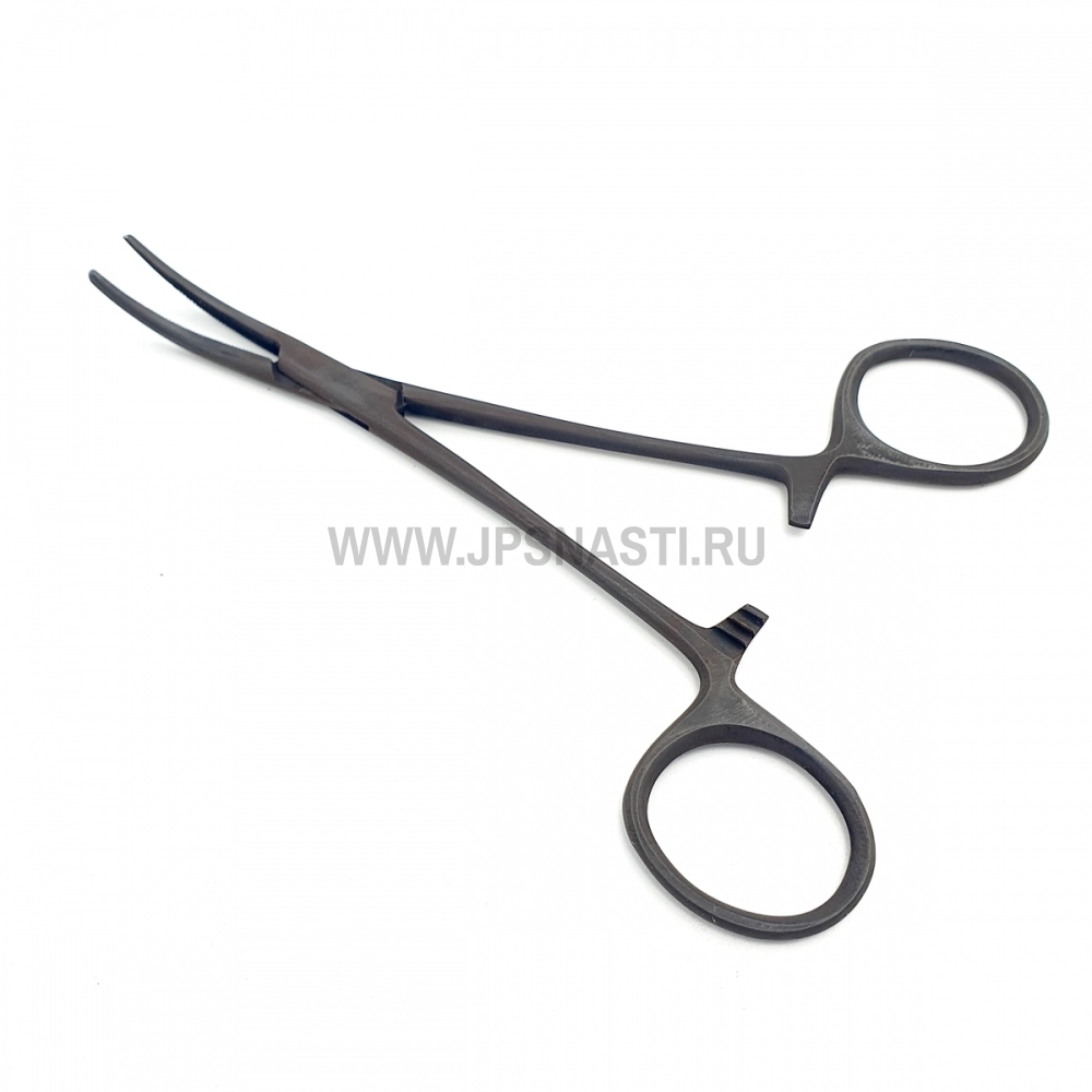 Щипцы Tiemco TMC Forceps 5.5 Curve, Black