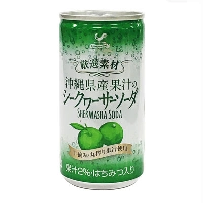 Японский напиток Tominaga Shekwasha soda, сокосодержащий, 185 мл