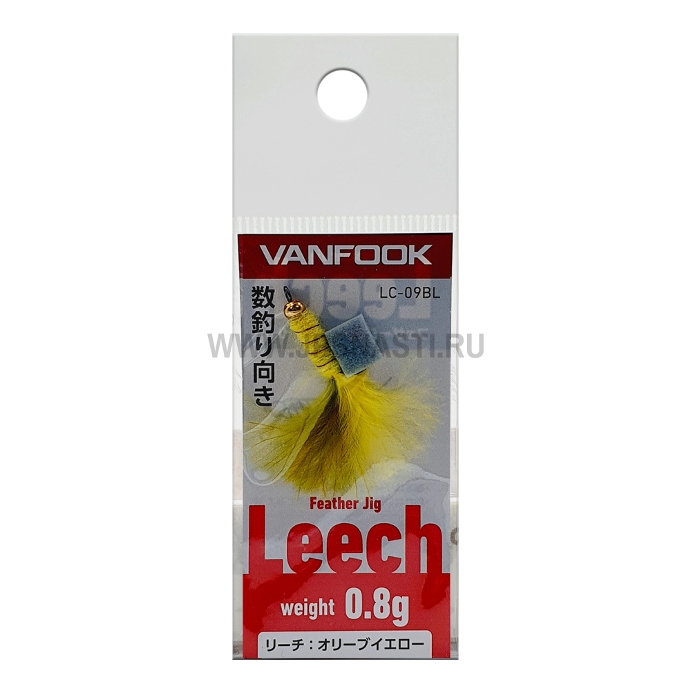 Стример Vanfook LC, 0.8 гр, 09BL Olive Yellow