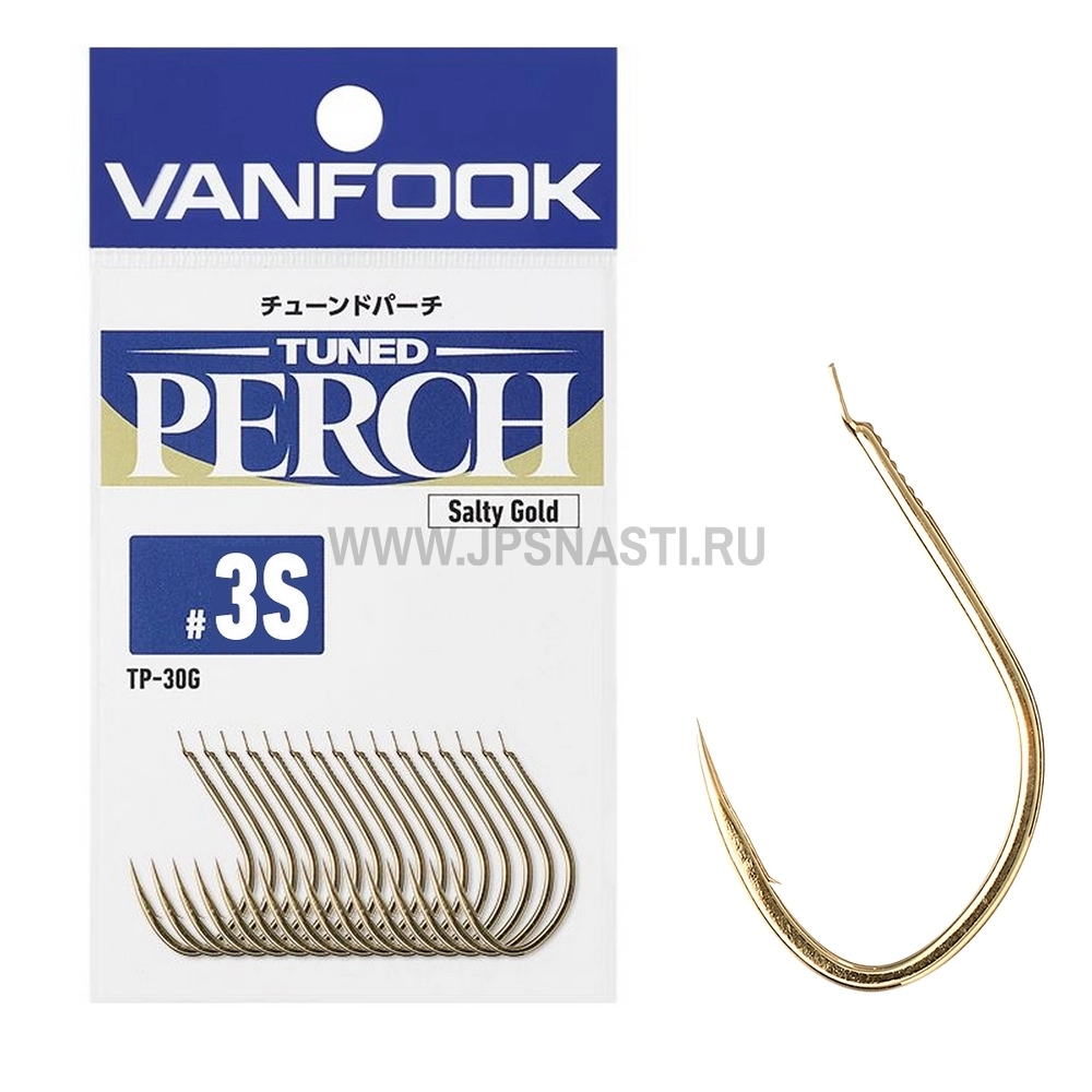 Крючки одинарные Vanfook TP-30G #3S