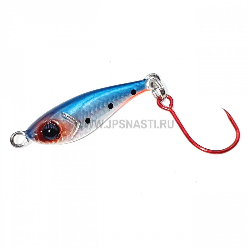 Пилькеры Glory Fish Petit Jig, 3 г, LU-016, Blue Silver