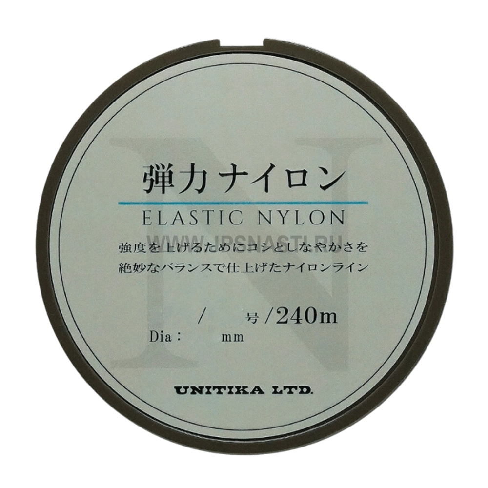 Монофильная леска Unitika Elastic Nylon, #0.4, 240 м, camo brown