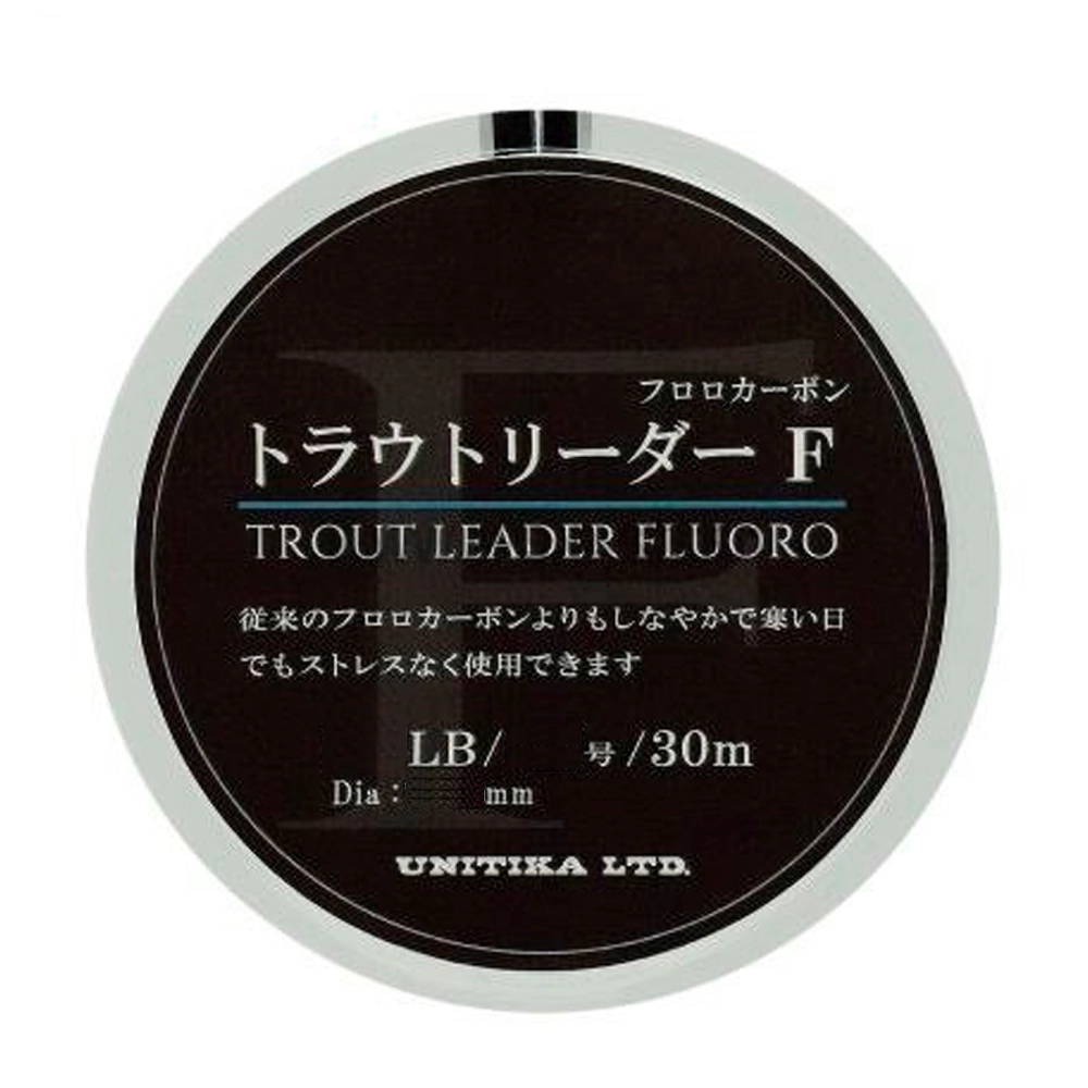 Шок лидер флюорокарбоновый Unitika Trout Leader Fluoro, #0.6, 30 м, clear