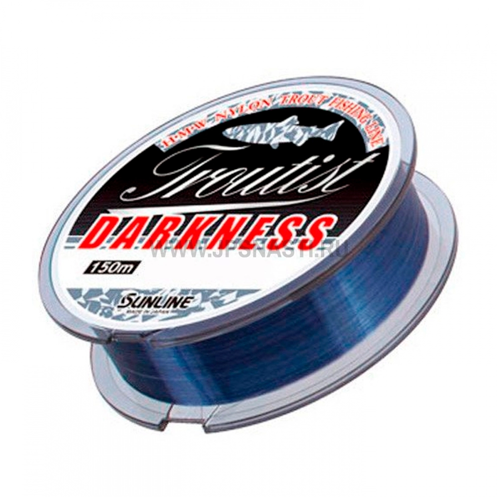 Монофильная леска Sunline Troutist Darkness, #0.6, 3 Lb, 150 м, черный