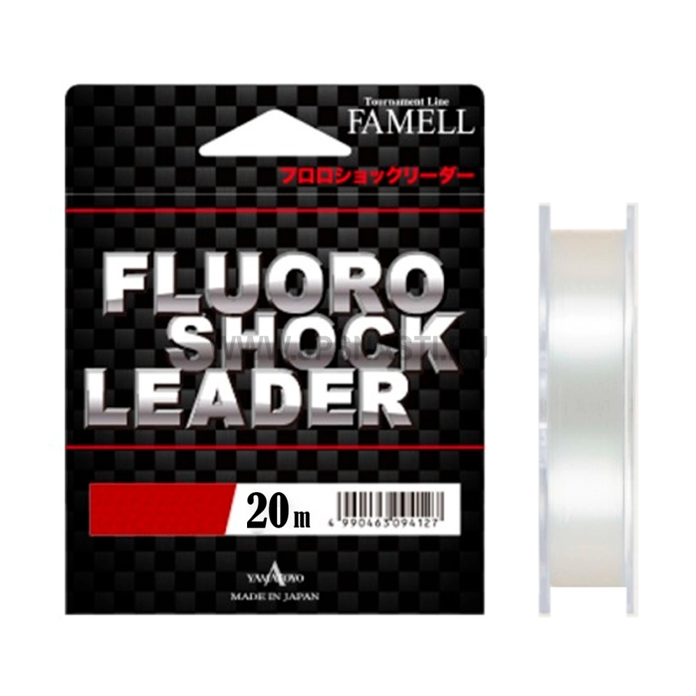 Шок лидер флюорокарбоновый Yamatoyo Fluoro Shock Leader, #7, 20 м