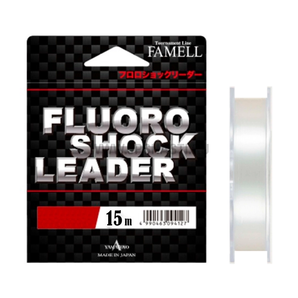 Шок лидер флюорокарбоновый Yamatoyo Fluoro Shock Leader, #8, 15 м