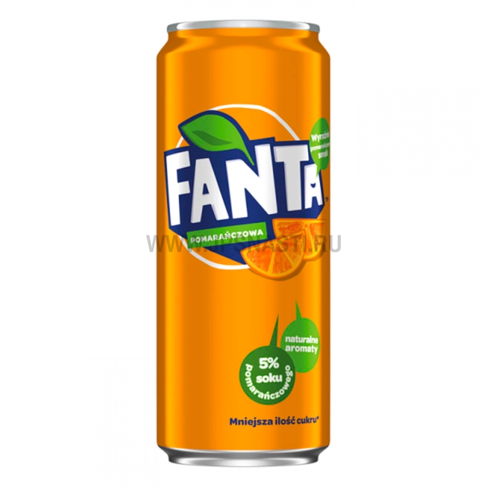 Напиток газированный Fanta Orange Slim, 330 мл