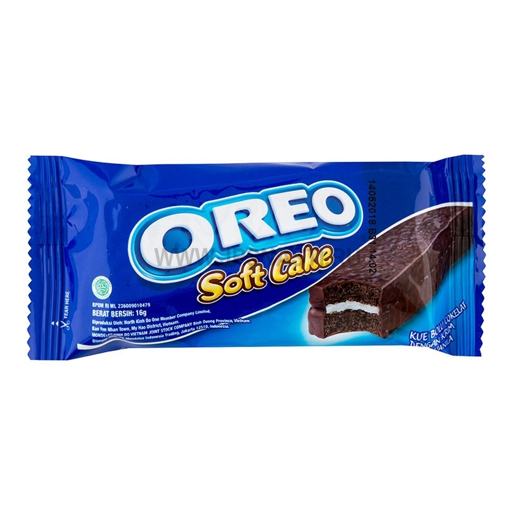 Печенье бисквитное Mondelez Int. Oreo Soft Cake, 16.2 г