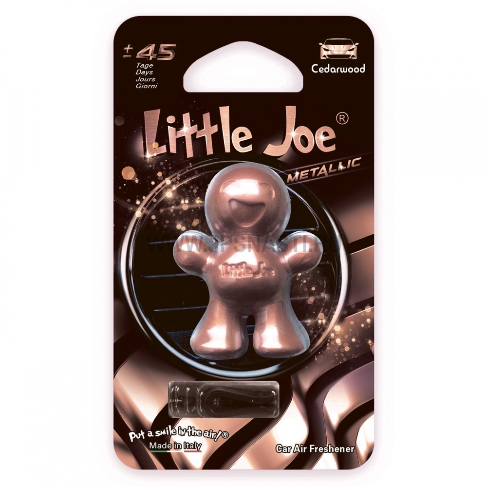 Автомобильный ароматизатор Little Joe Metallic Cedarwood, кедр