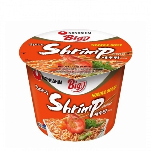 Лапша быстрого приготовления Nongshim, со вкусом креветки, 115 гр