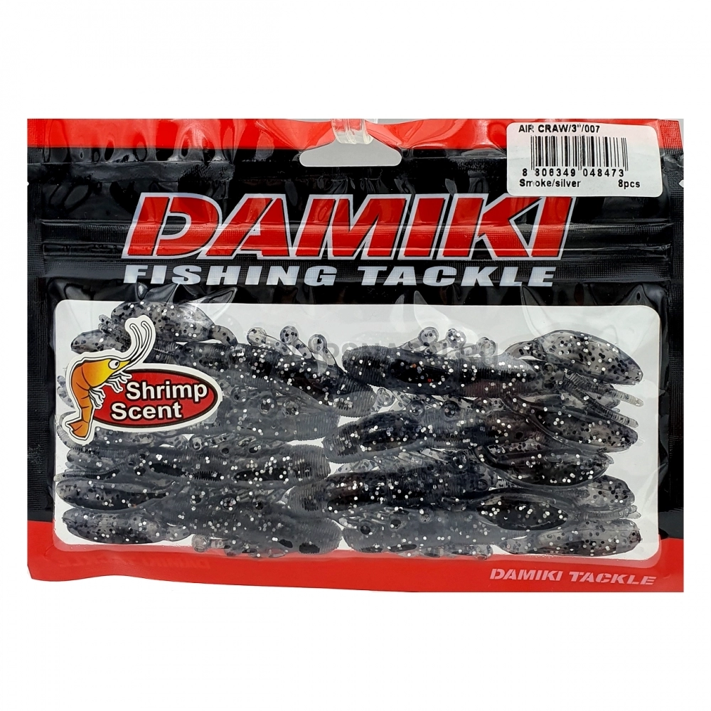 Силиконовые приманки Damiki Air Craw 3", 007