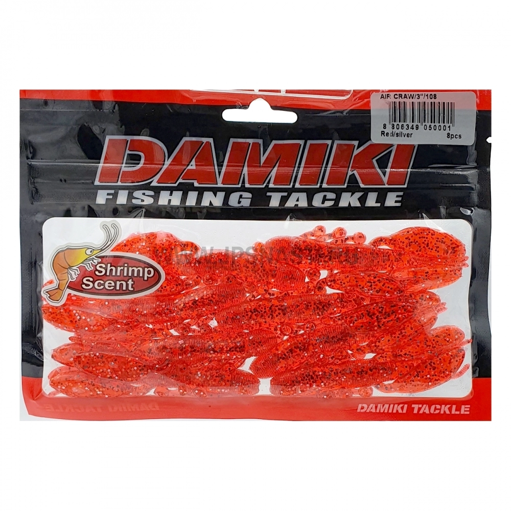 Силиконовые приманки Damiki Air Craw 3", 108