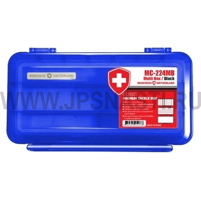 Коробка для приманок Moncross Tackle Box MC 224MB, Синий