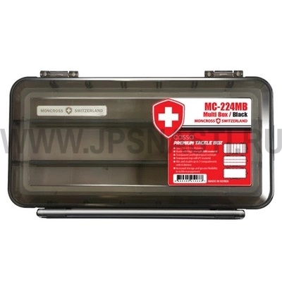 Коробка для приманок Moncross Tackle Box MC 224MB, Черный