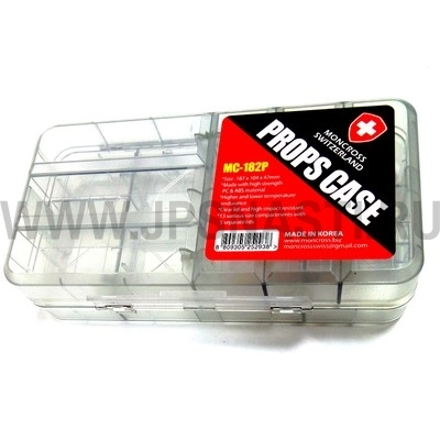 Коробка для приманок Moncross Tackle Box MC 182P, Прозрачный