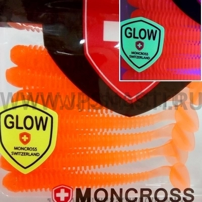 Силиконовая приманка Moncross Worm Cycle 2.4", B21