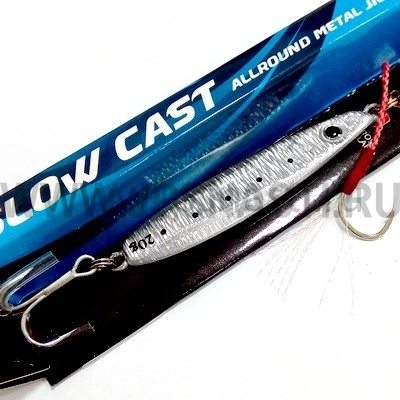 Пилькер Moncross Slow Cast, 20 гр, Silver