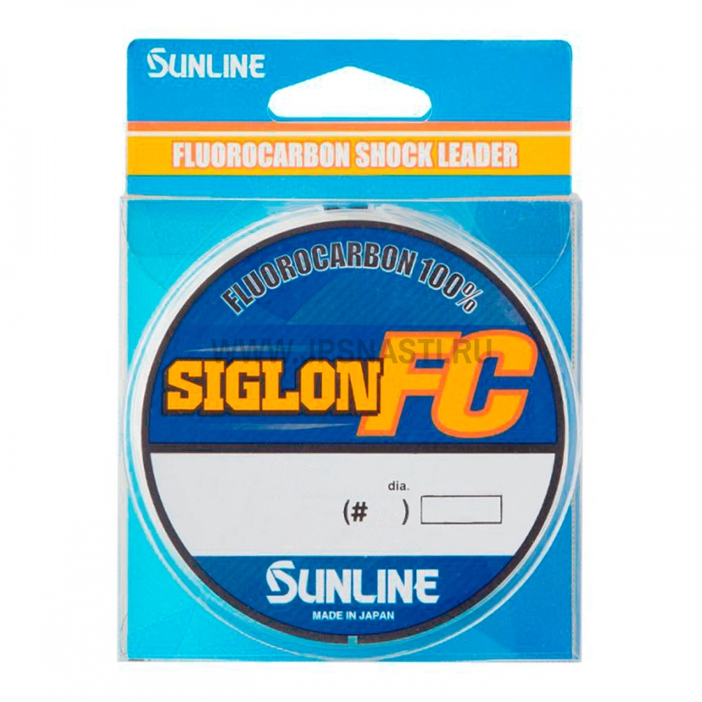 Шок лидер флюорокарбоновый Sunline Siglon FC 2020, #0.5, 2.4 lb, 30 м, прозрачный