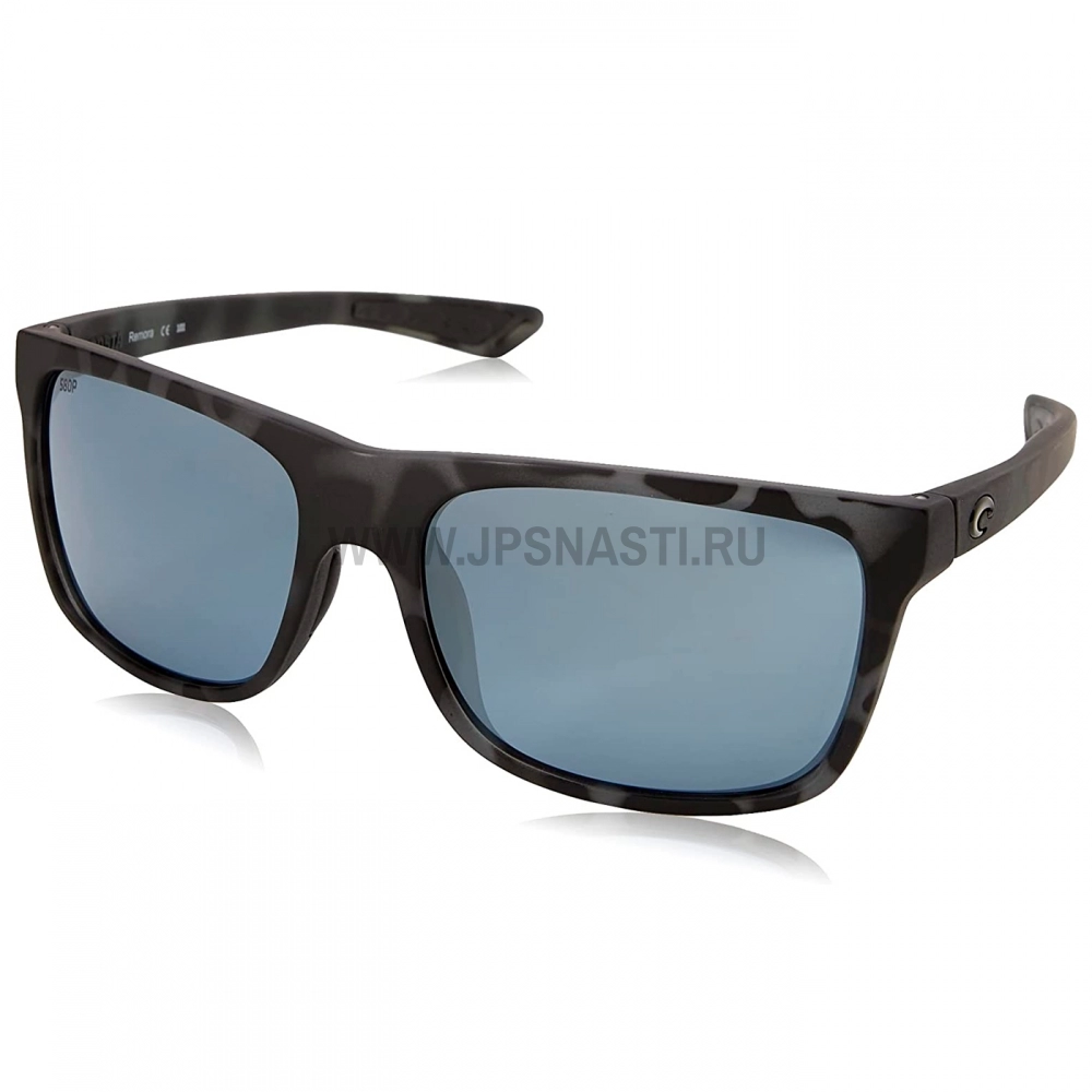 Очки поляризационные Costa Del Mar Remora Ocearch 580P, S, regular fit, gray silver mirror