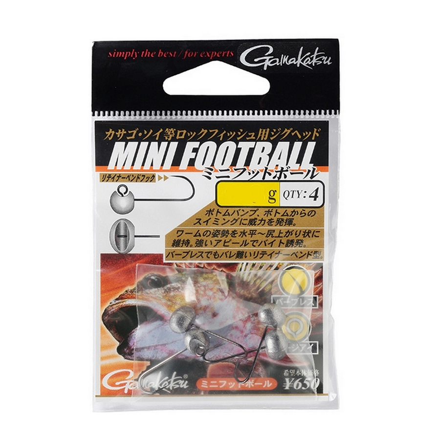 Джиг головки Gamakatsu Mini Football